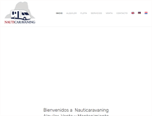 Tablet Screenshot of nauticaravaning.com